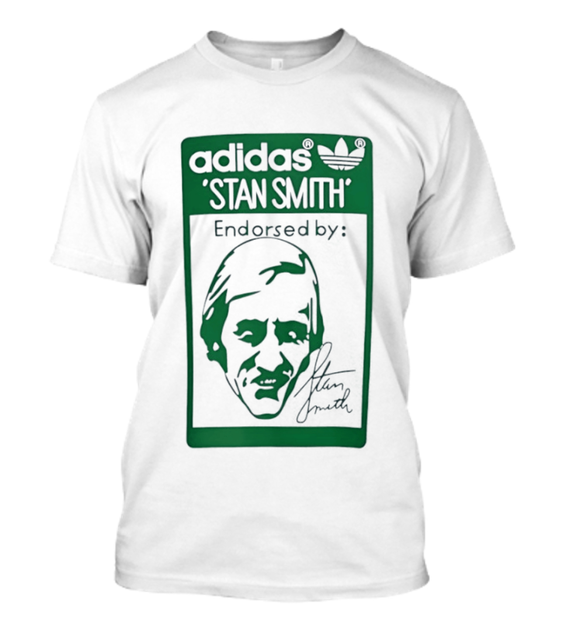 Adidas Stan Smith Endorsed Logo Green T-Shirt