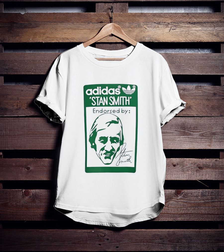 Adidas Stan Smith Endorsed Logo Green T-Shirt