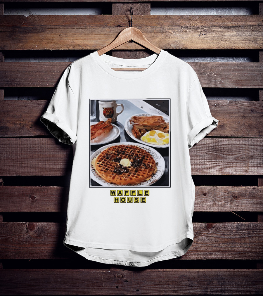 Onward Reserve Waffle House Breakfast Waffle Eggs Bacon T-Shirt