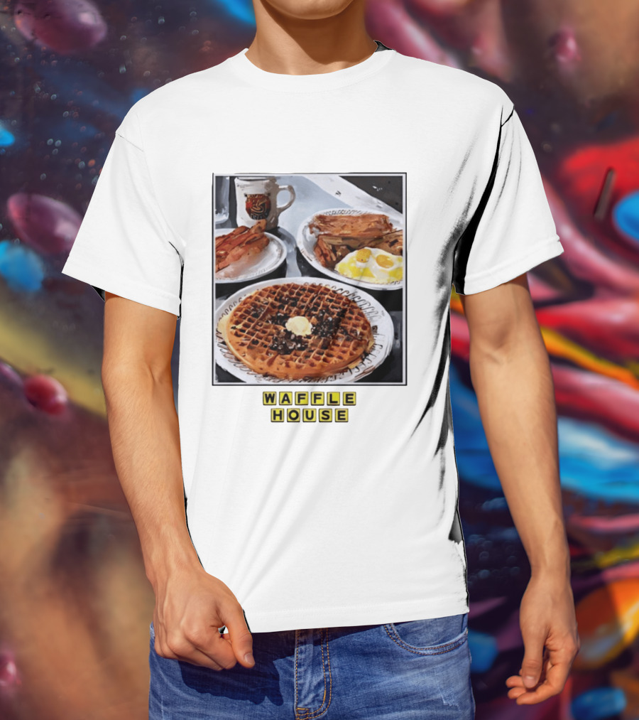 Onward Reserve Waffle House Breakfast Waffle Eggs Bacon T-Shirt