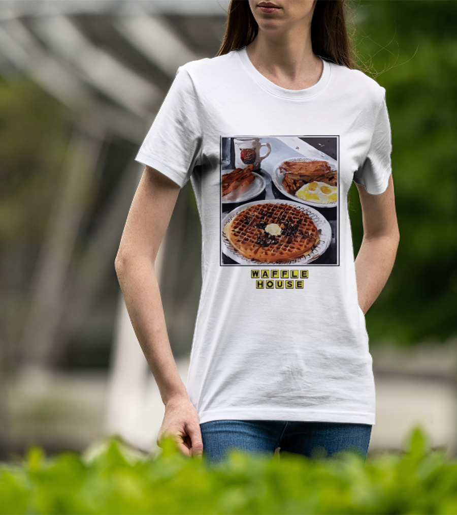 Onward Reserve Waffle House Breakfast Waffle Eggs Bacon T-Shirt