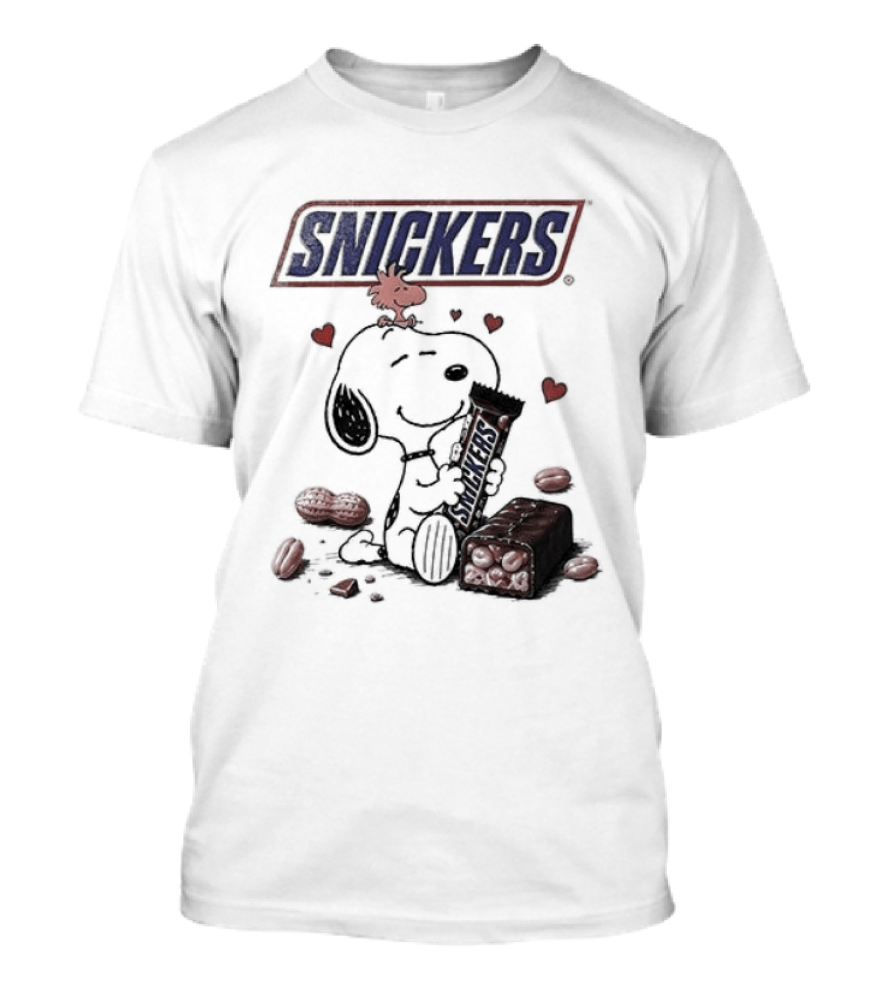 Peanuts Snoopy Woodstock Snickers You're Not You When Hungry T-Shirt