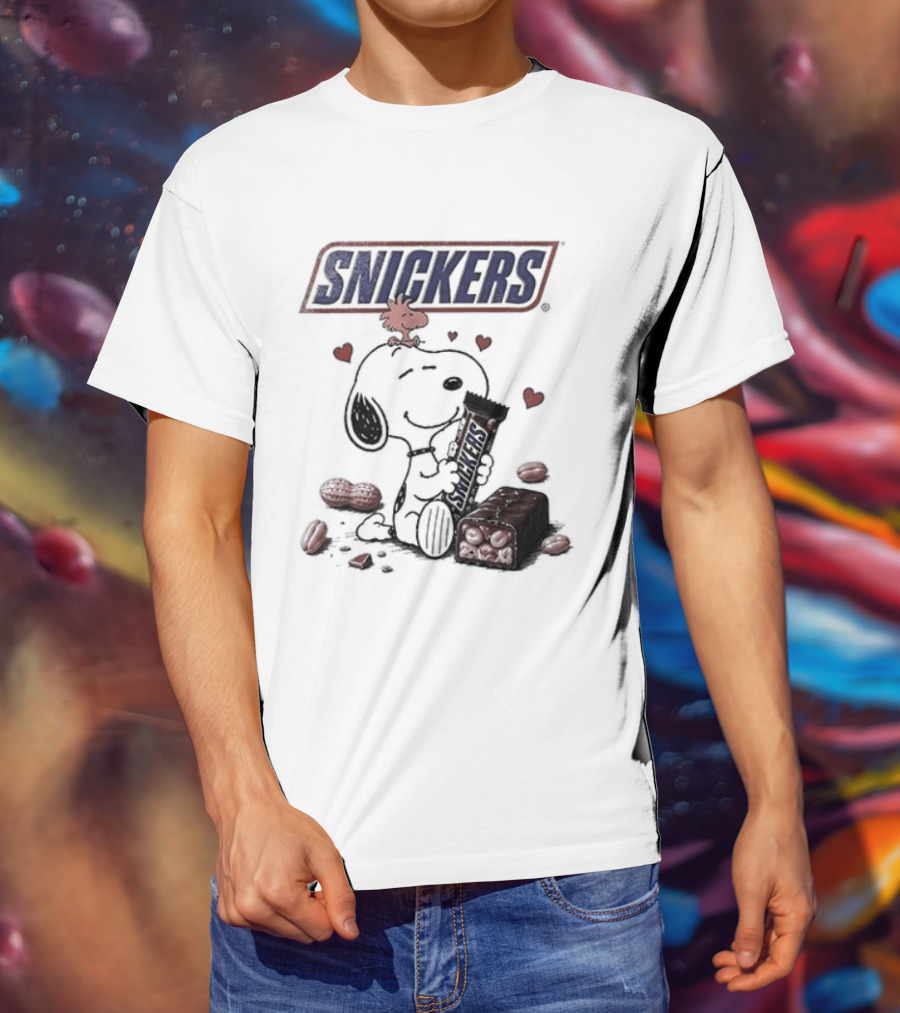 Peanuts Snoopy Woodstock Snickers You're Not You When Hungry T-Shirt