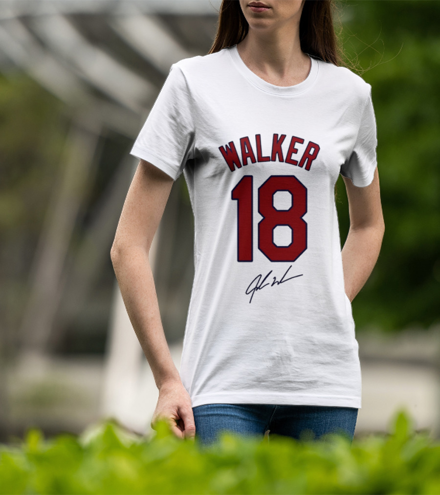 Walker 18 St Louis Cardinals Signature T-Shirt
