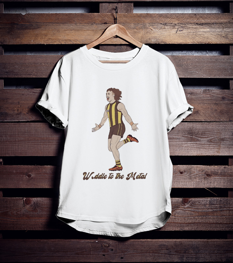Weddle To The Metal Hawthorn Football Club Josh Weddle T-Shirt