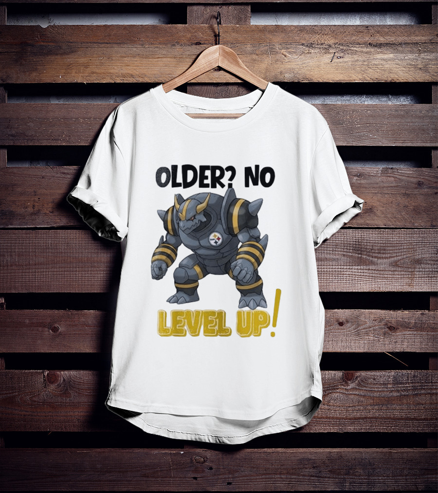 Pittsburgh Steelers X Pokémon 30th Anniversary Older No Level Up T-Shirt