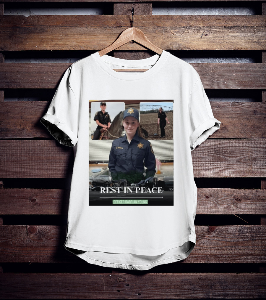 Rest In Peace Officer D. Young Memorial T-Shirt