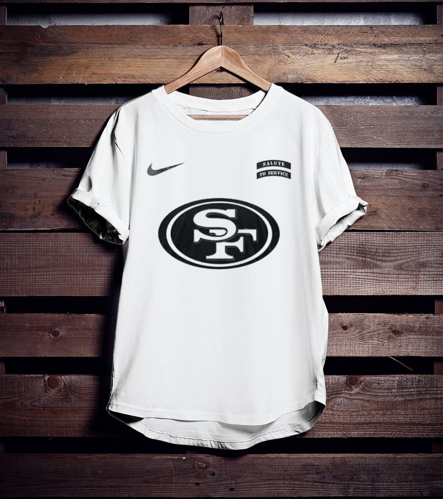 Nike San Francisco 49ers Salute To Service SF T-Shirt