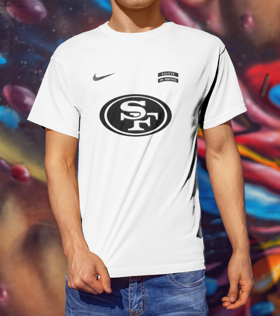 Nike San Francisco 49ers Salute To Service SF T-Shirt