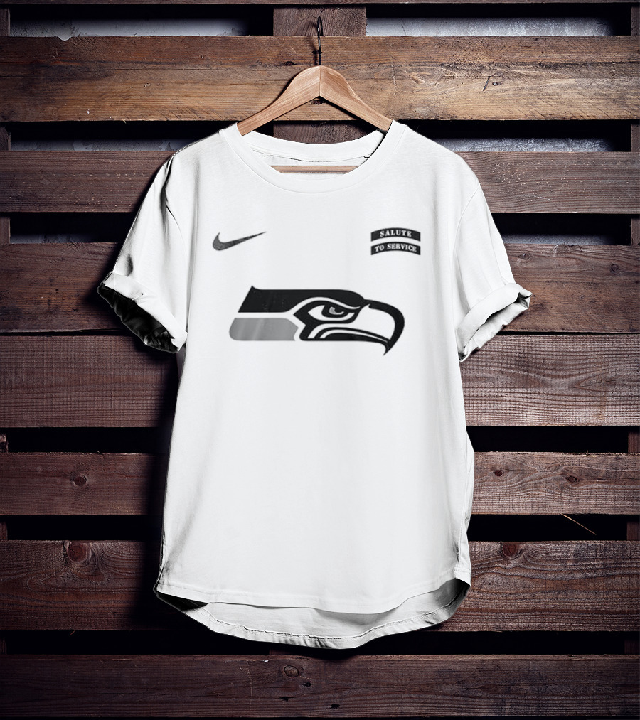 Nike Seattle Seahawks Salute To Service Name And Number T-Shirt
