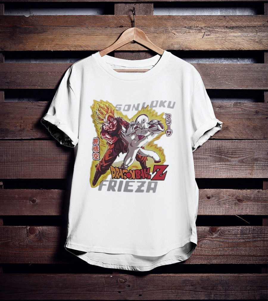 Son Goku Frieza Dragon Ball Z Anime Showdown T-Shirt