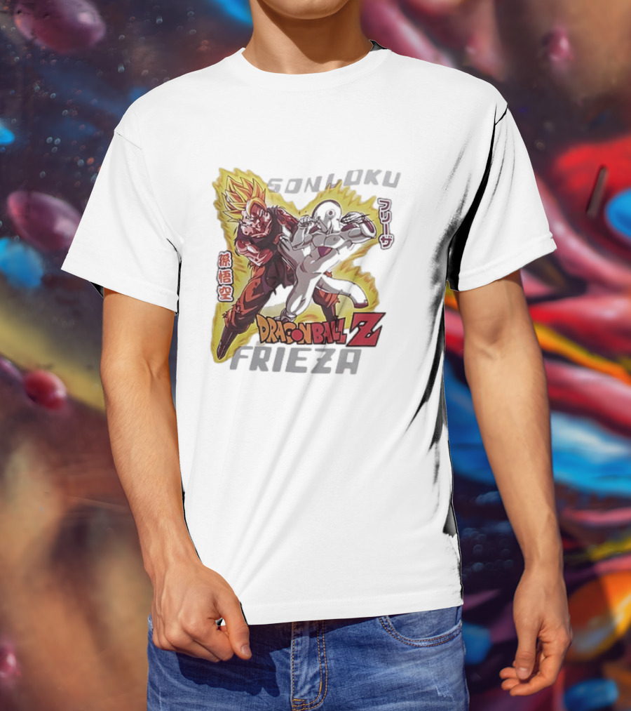 Son Goku Frieza Dragon Ball Z Anime Showdown T-Shirt