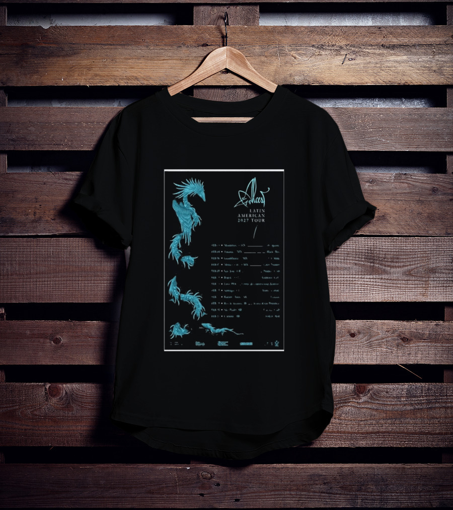 Alcest Latin American Tour 2027 Dates And Locations With Mythical Dragon T-Shirt