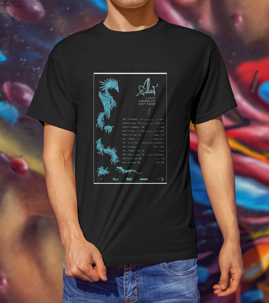 Alcest Latin American Tour 2027 Dates And Locations With Mythical Dragon T-Shirt