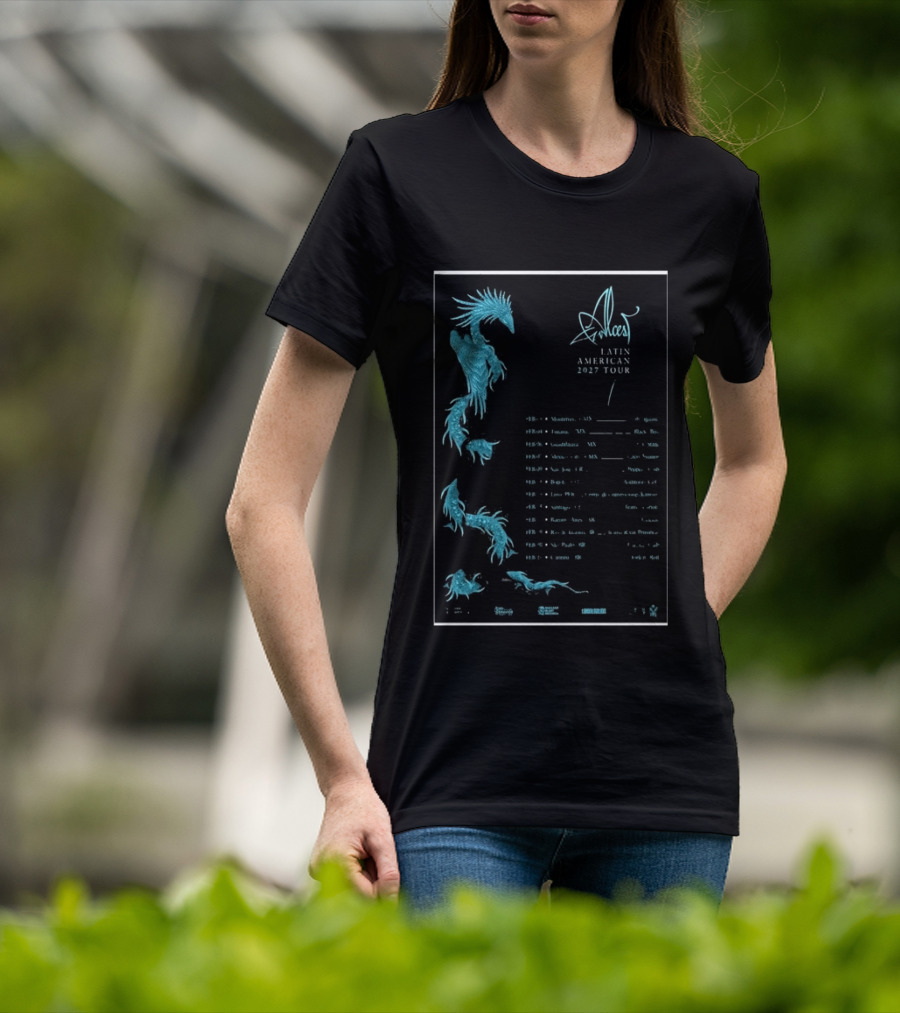 Alcest Latin American Tour 2027 Dates And Locations With Mythical Dragon T-Shirt