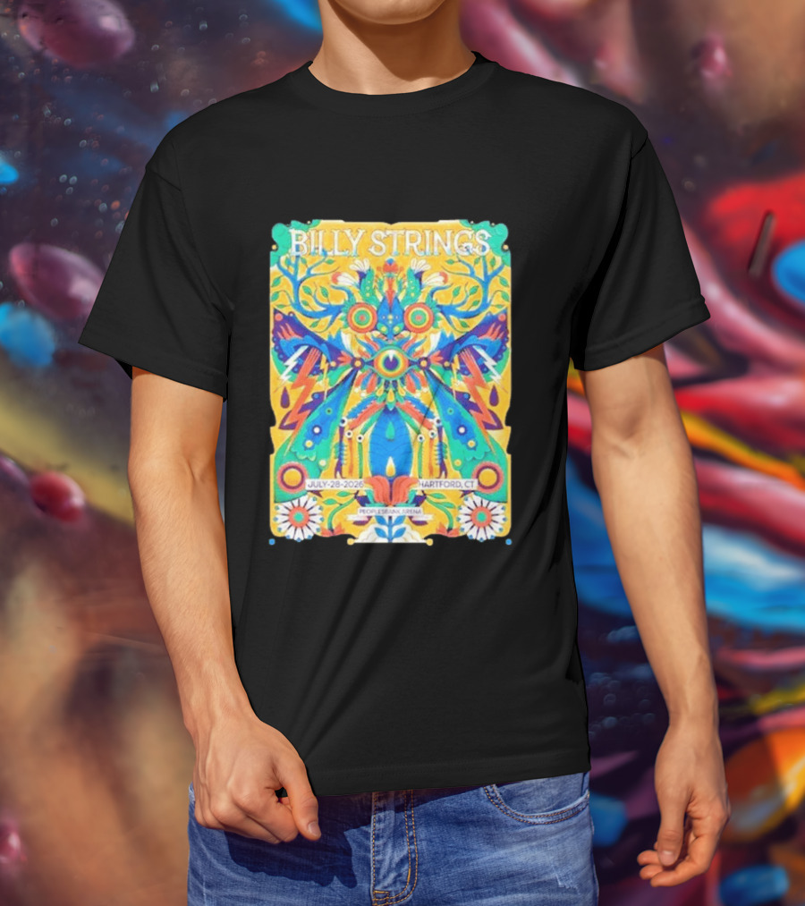 Billy Strings PeoplesBank Arena Hartford CT July 28 2026 T-Shirt