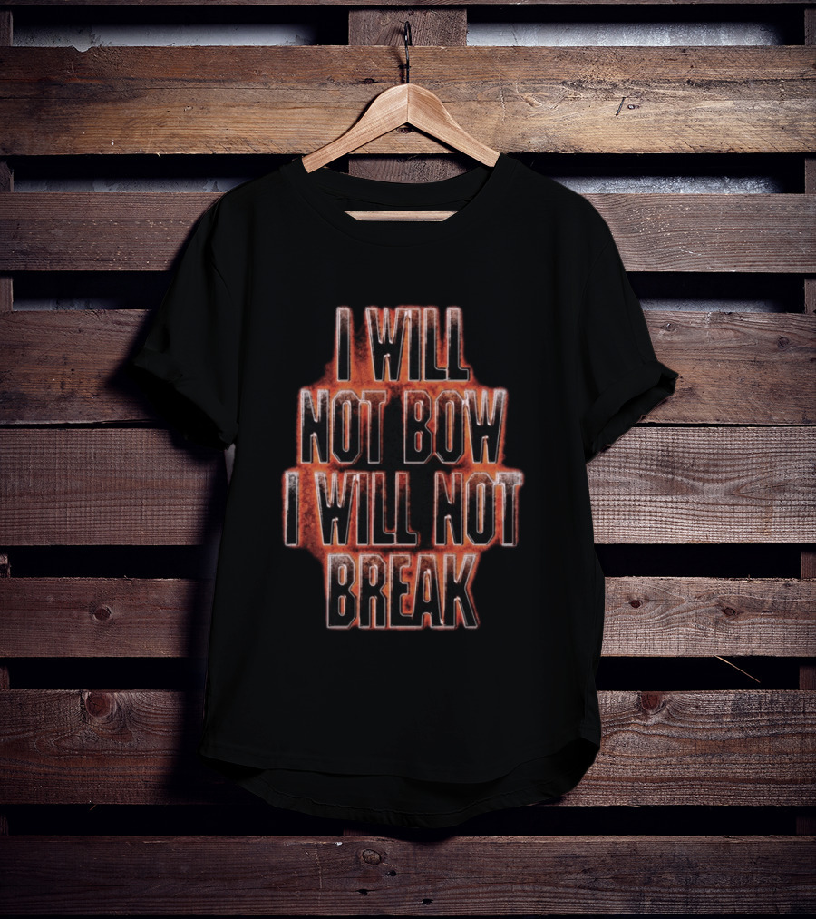 Breaking Benjamin Merchandise I Will Not Bow I Will Not Break T-Shirt