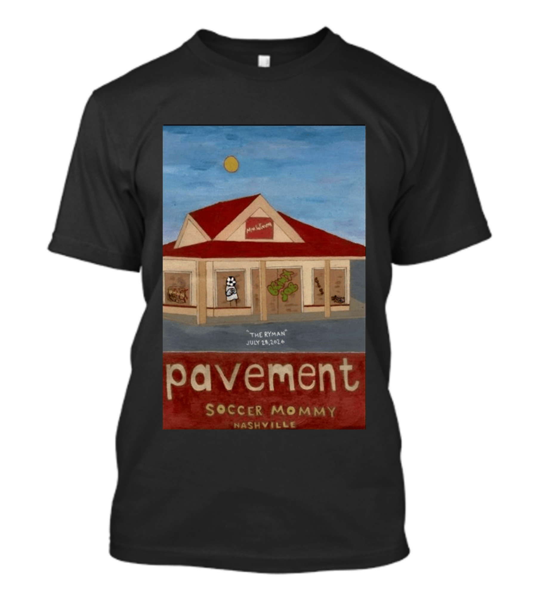 Pavement Soccer Mommy The Ryman Nashville July 28 2026 T-Shirt