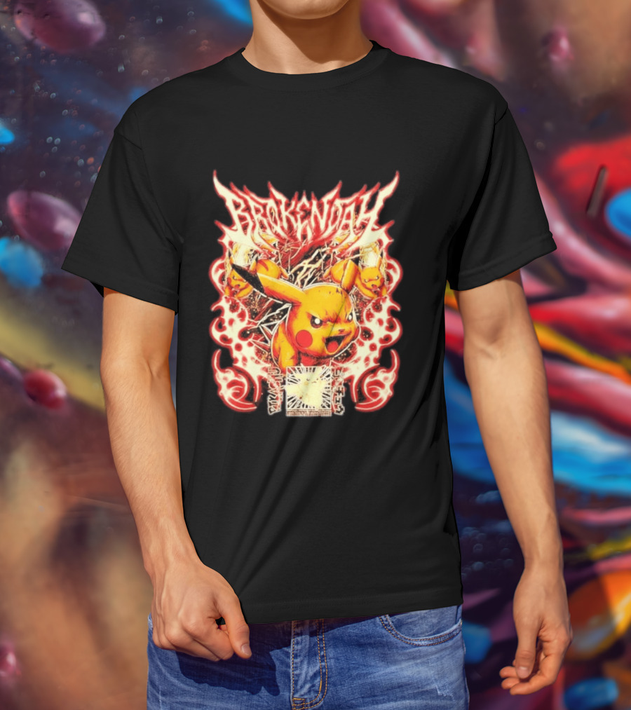 Brokendah High Voltage Pikachu Pokémon Electric Burst T-Shirt