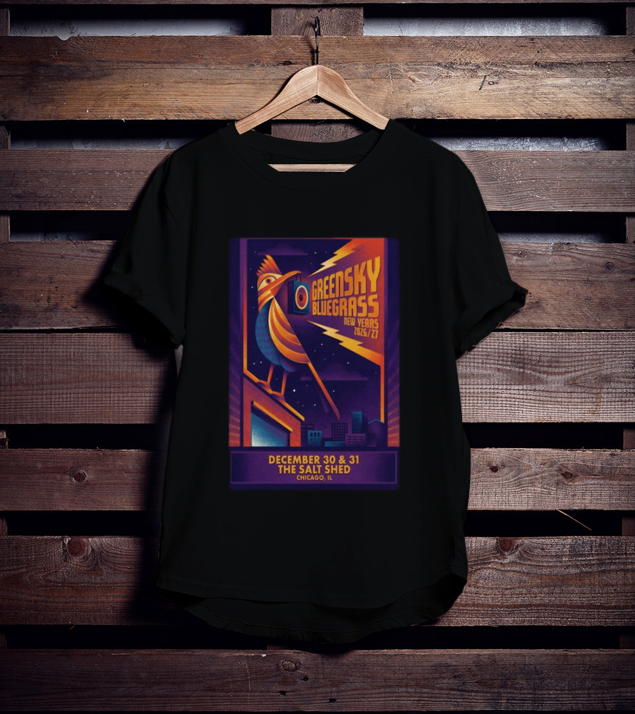 GreenSky Bluegrass New Years 2026/27 December 30 & 31 The Salt Shed Chicago IL T-Shirt