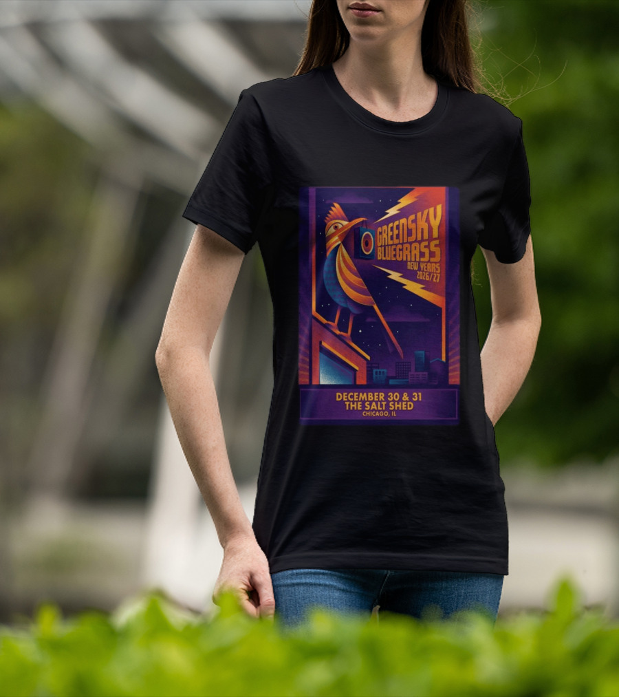 GreenSky Bluegrass New Years 2026/27 December 30 & 31 The Salt Shed Chicago IL T-Shirt