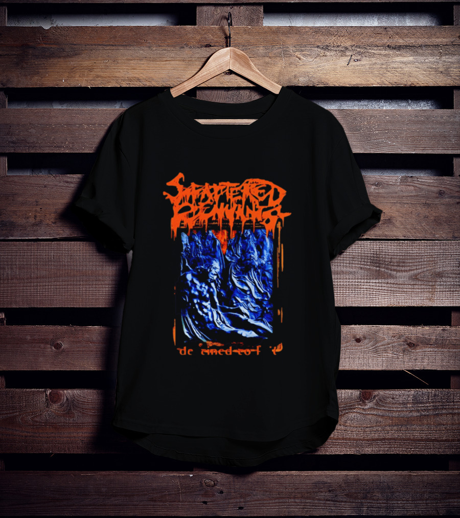 Scattered Remnants Destined To Fail Death Metal Album Cover T-Shirt