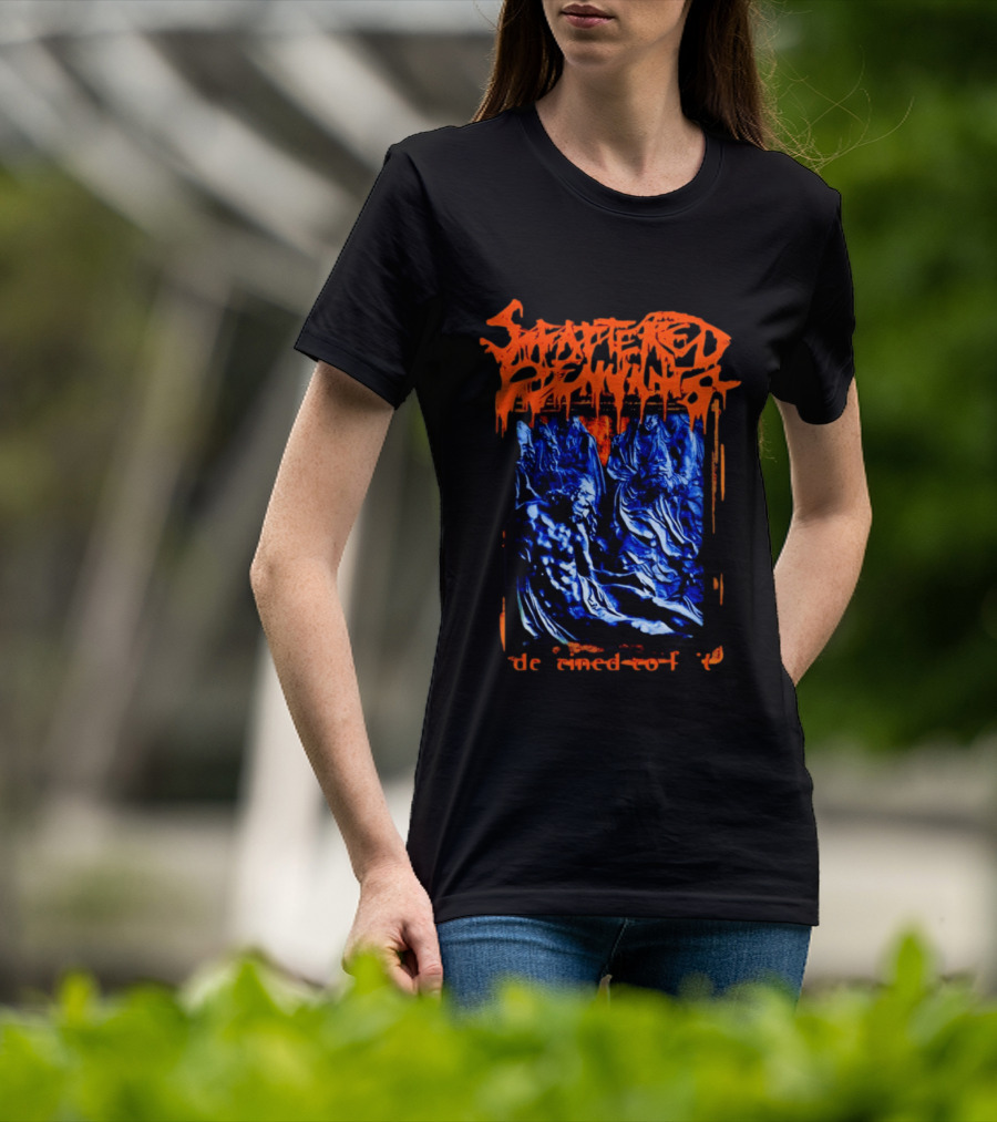 Scattered Remnants Destined To Fail Death Metal Album Cover T-Shirt