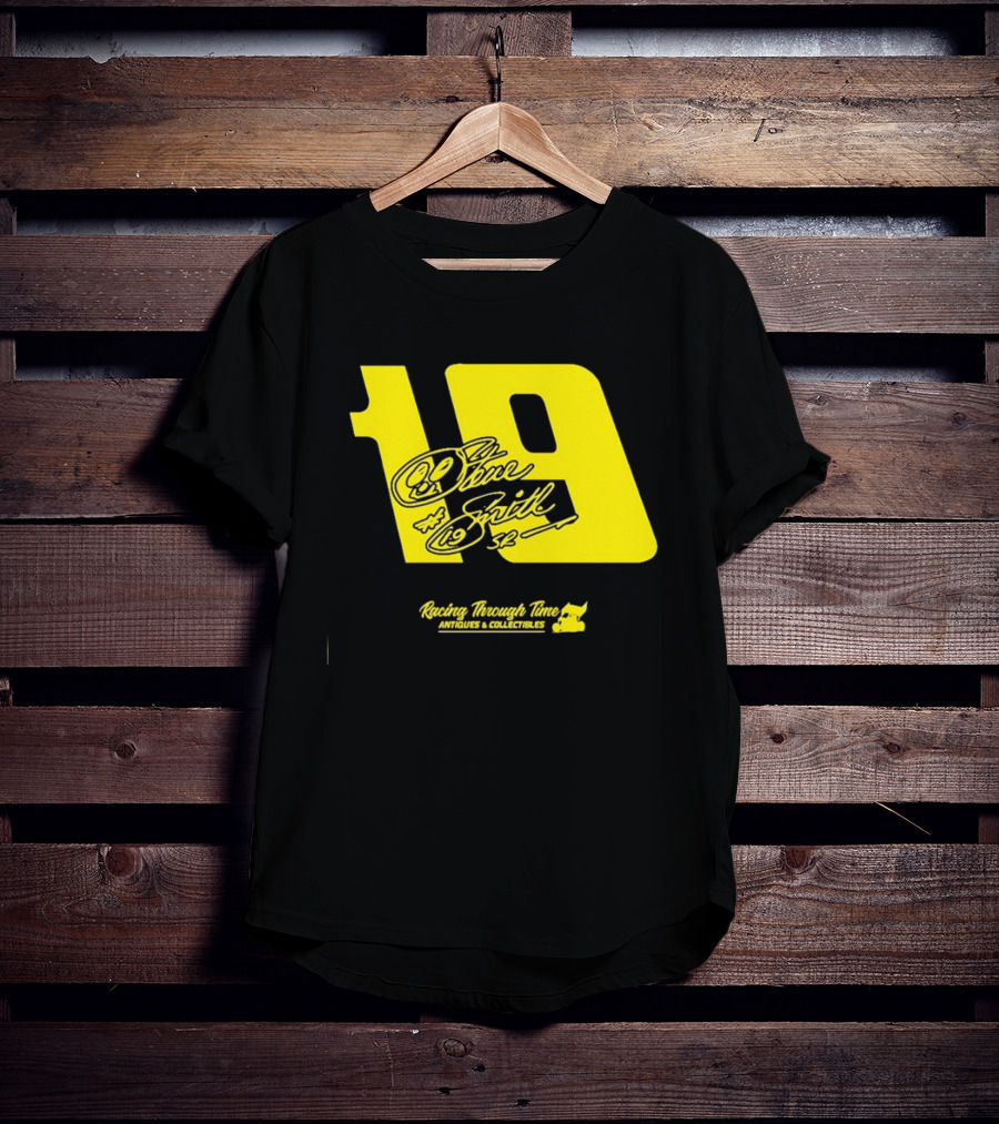 Steve Smith Sr 19 Racing Through Time Antiques Collectibles T-Shirt