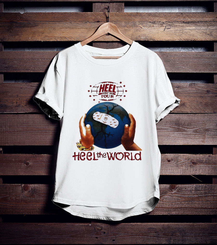 Westside Gunn Heel The World Tour Griselda Bandaged Earth And Hands T-Shirt