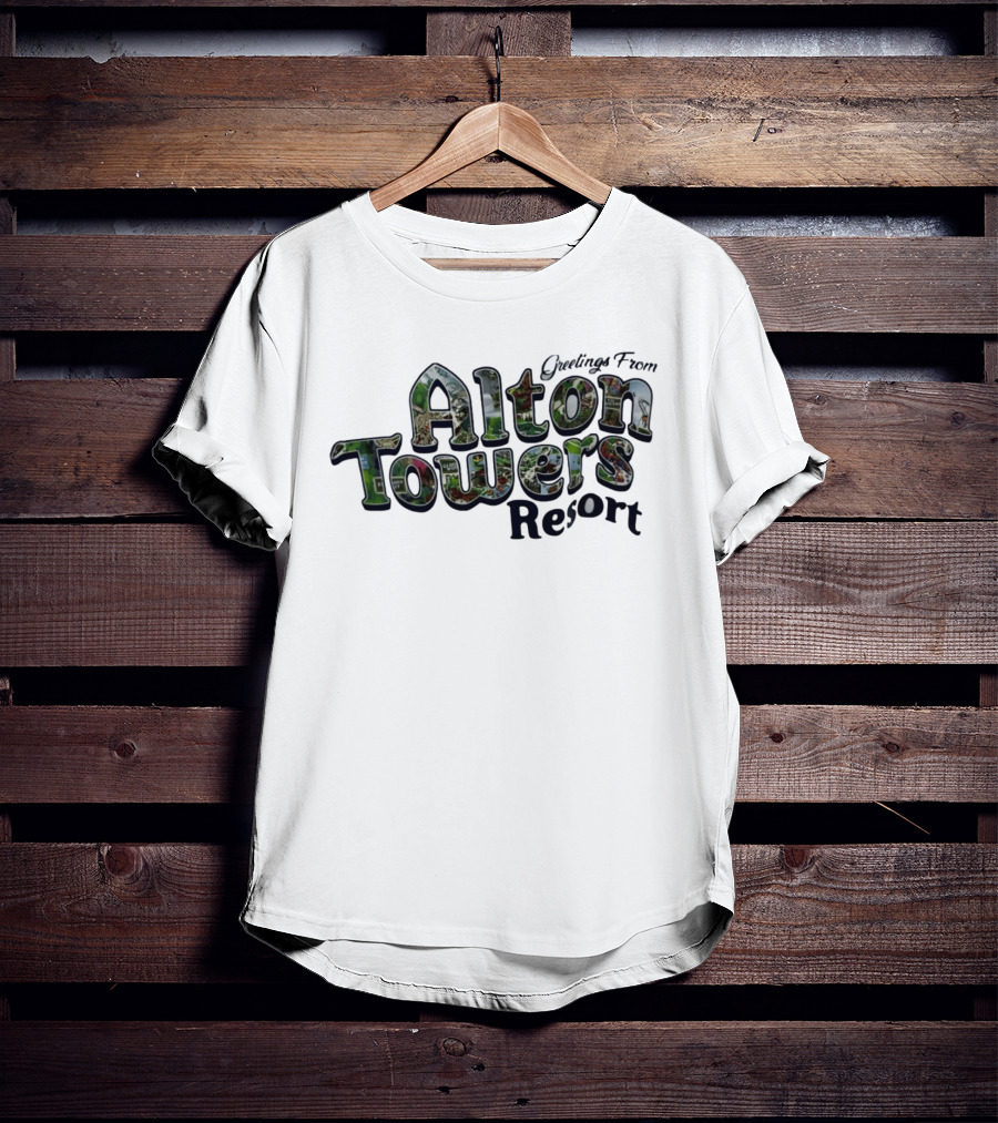 Greetings From Alton Towers Resort Theme Park Adventure T-Shirt