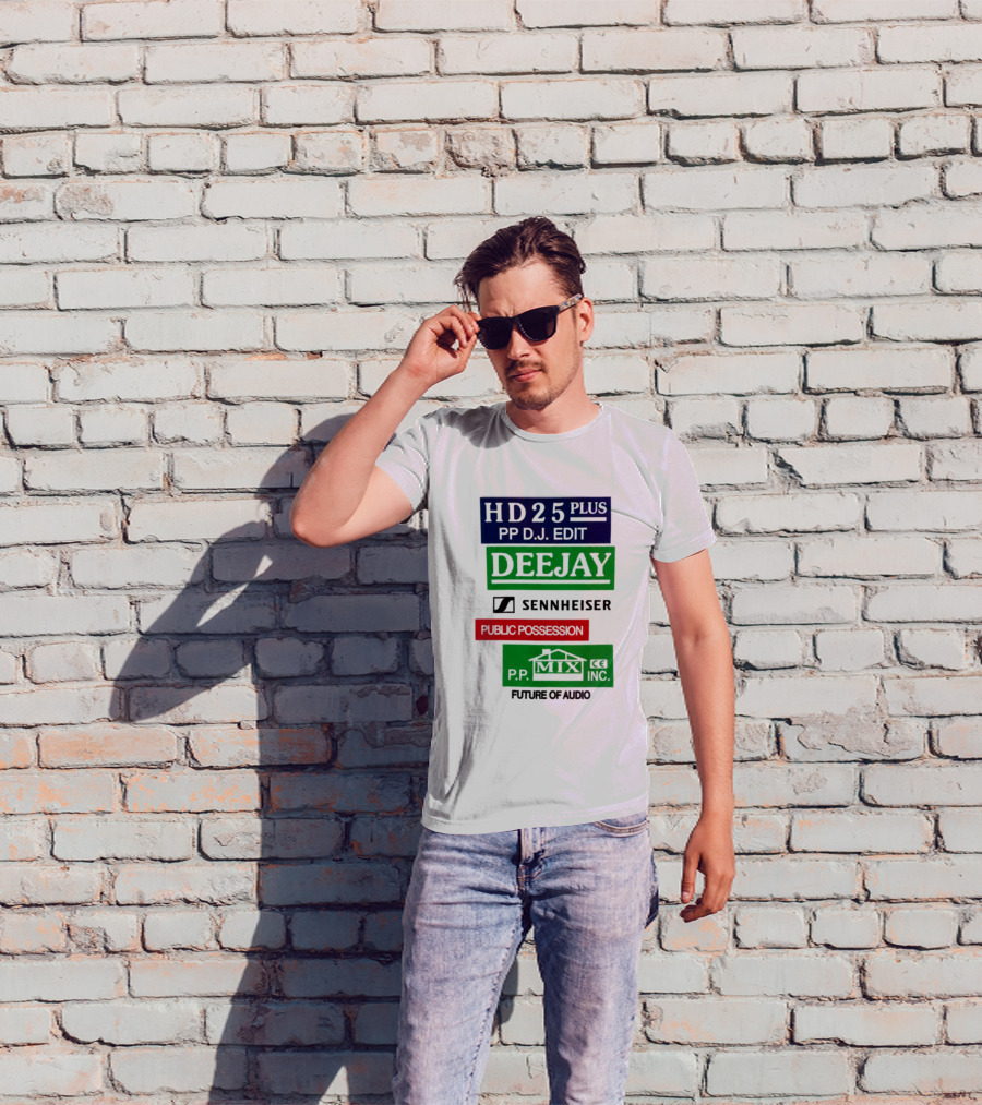 HD25 Plus PP DJ Edit Deejay Sennheiser Future Of Audio T-Shirt