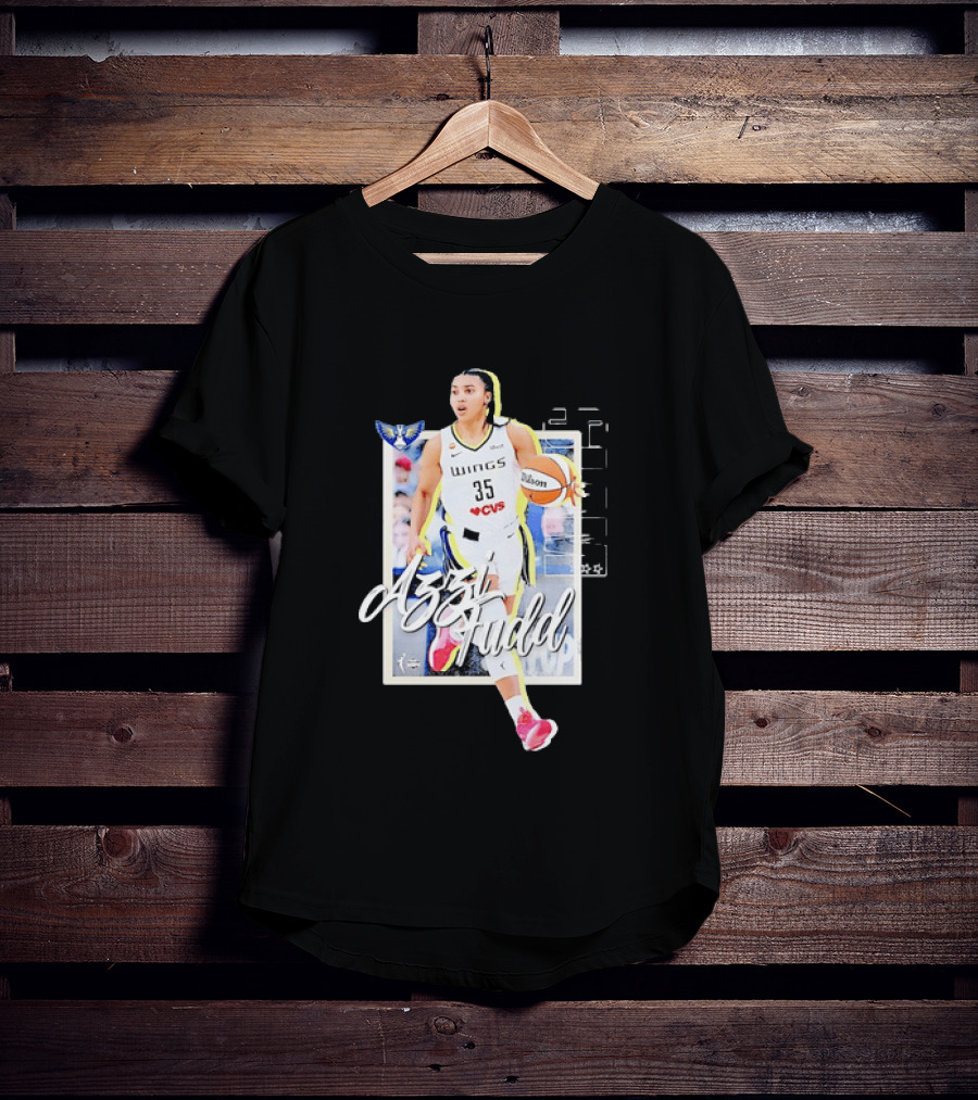 Azzi Fudd Dallas Wings 35 Basketball WNBA Slam Magazine Cover Sports Fashion T-Shirt