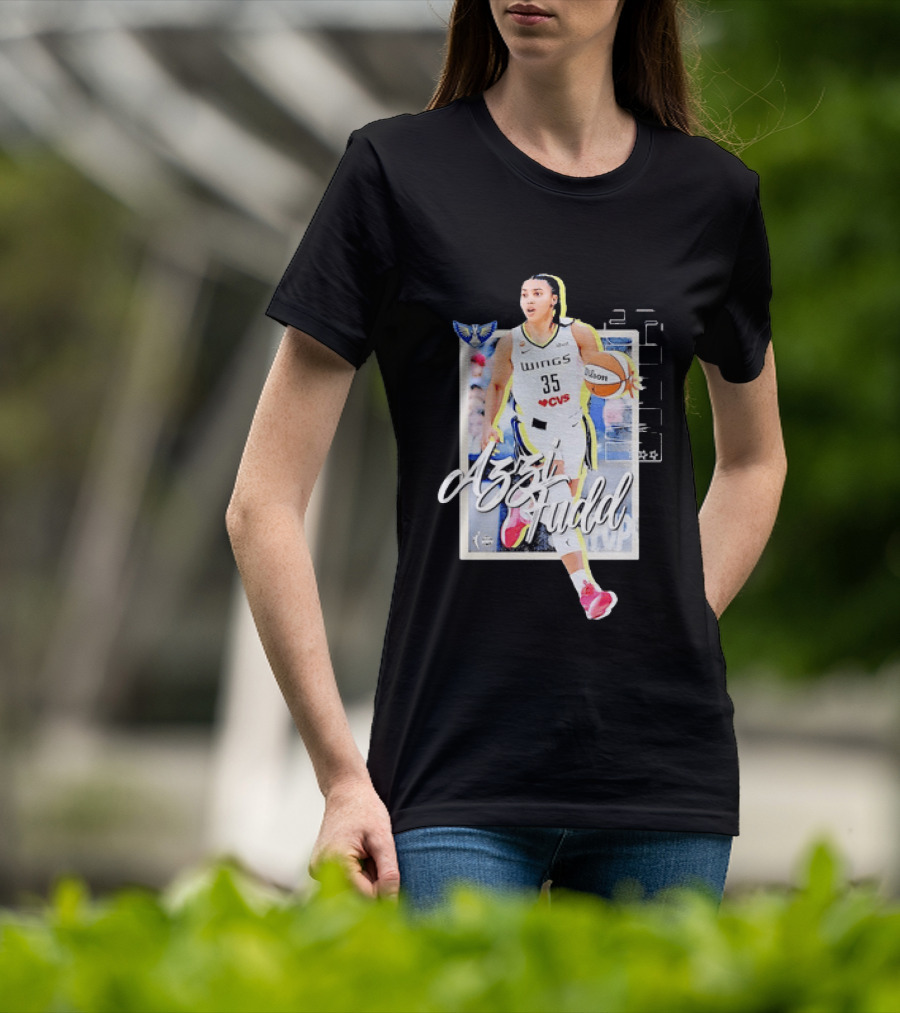 Azzi Fudd Dallas Wings 35 Basketball WNBA Slam Magazine Cover Sports Fashion T-Shirt