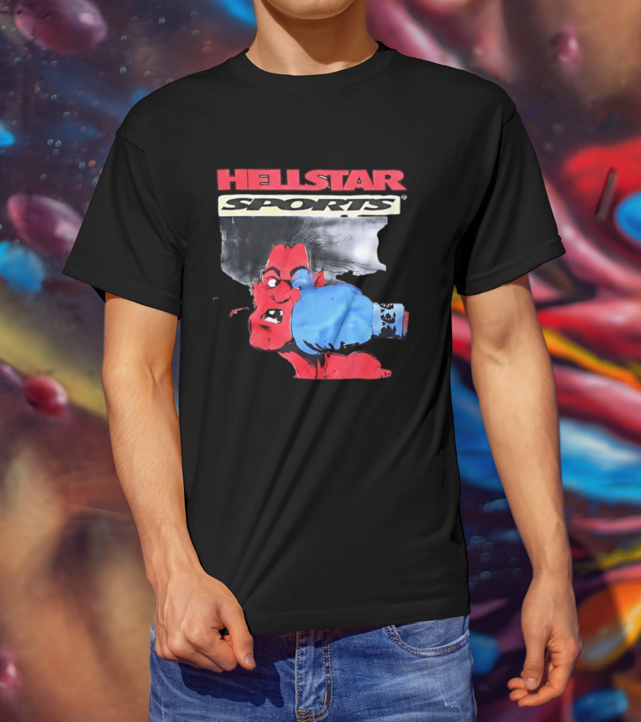 Hellstar Sports Boxing Comic Urban Streetwear T-Shirt