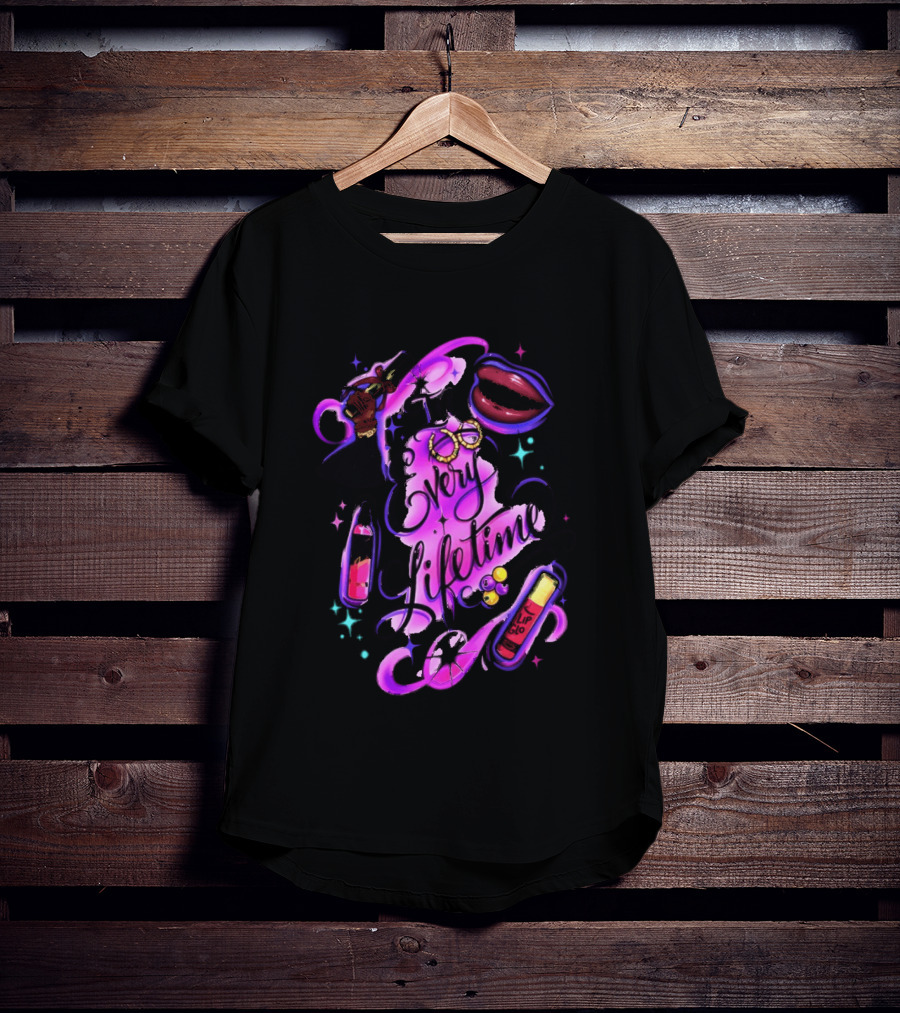 In Every Lifetime Hustle Lip Glo Airbrush T-Shirt