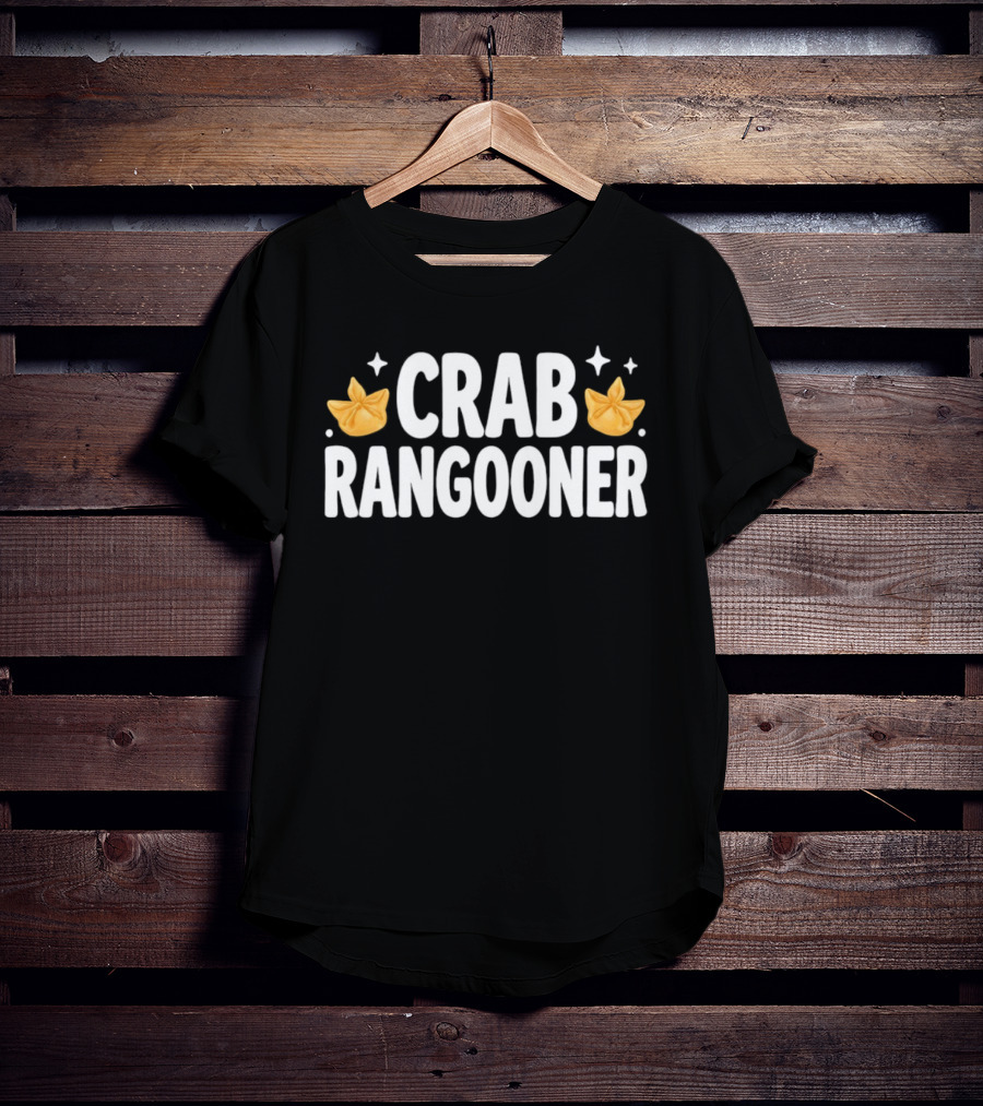 Crab Rangooner Chinese Food Appetizer Fun Novelty T-Shirt