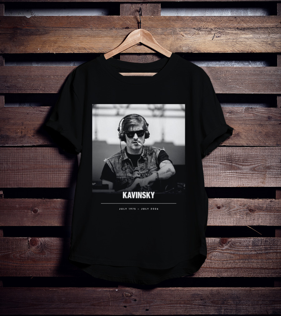 Kavinsky July 1975 July 2026 Retro DJ T-Shirt