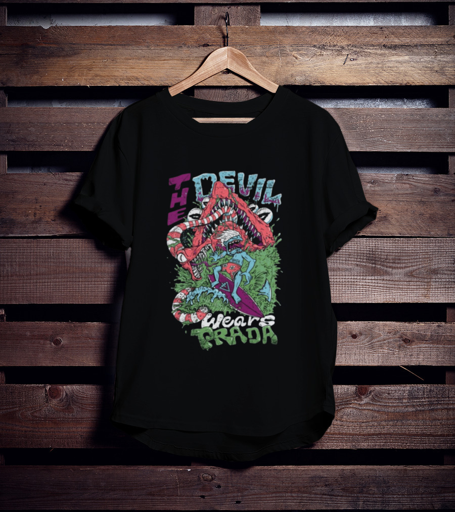 The Devil Wears Prada Surf's Up Crocodile Monster Scene T-Shirt