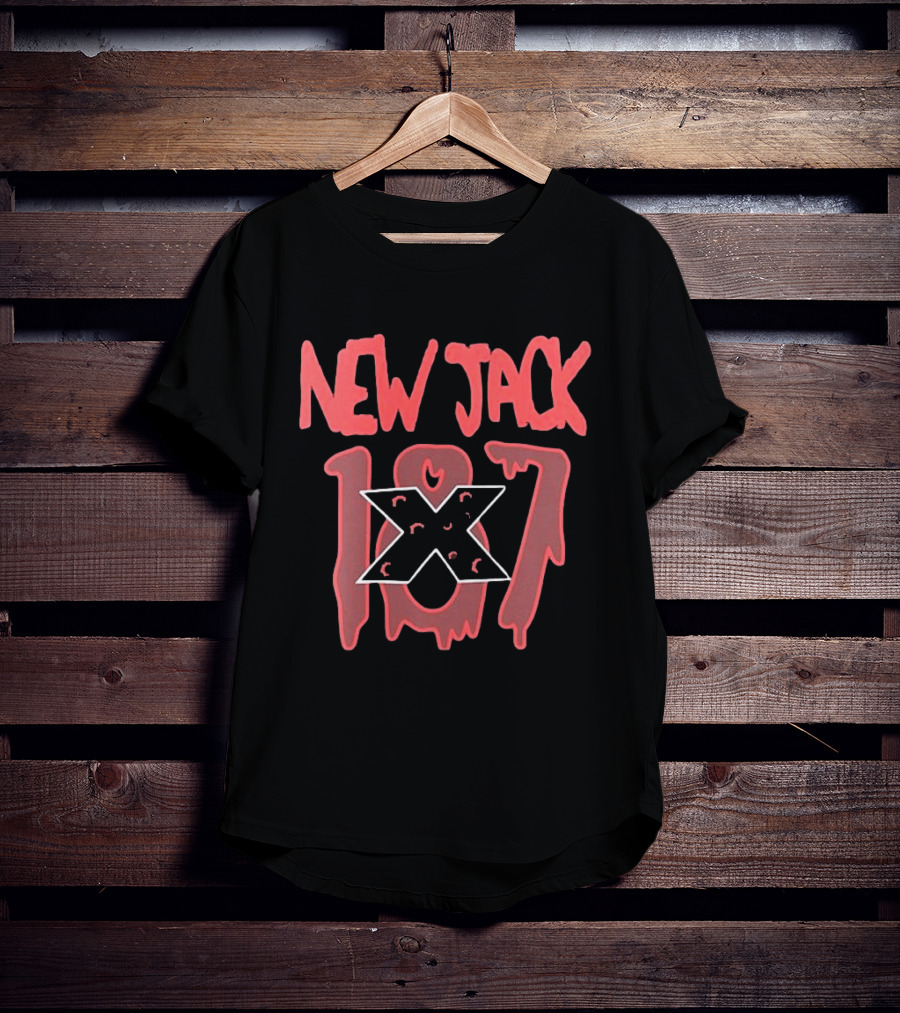 New Jack 187 X Graphic Red Drip T-Shirt