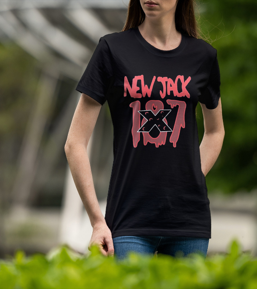 New Jack 187 X Graphic Red Drip T-Shirt