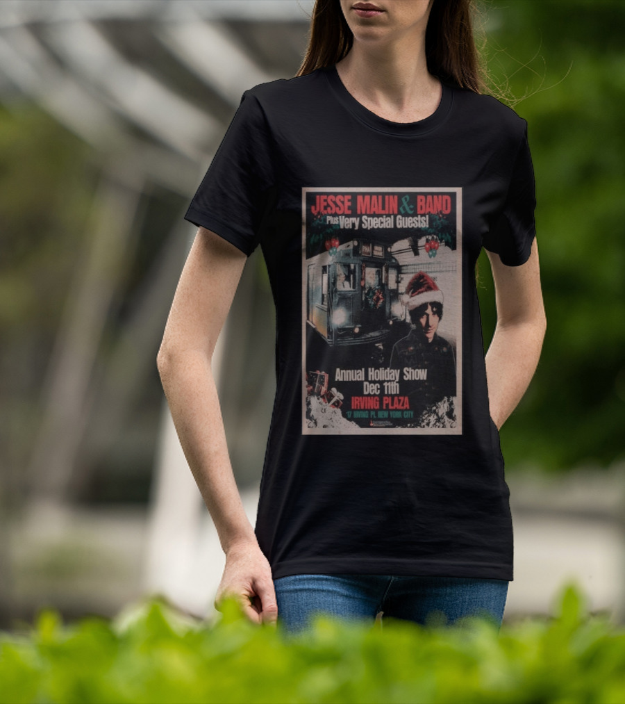 Jesse Malin & Band Special Guests Annual Holiday Show Dec 11th Irving Plaza New York City T-Shirt