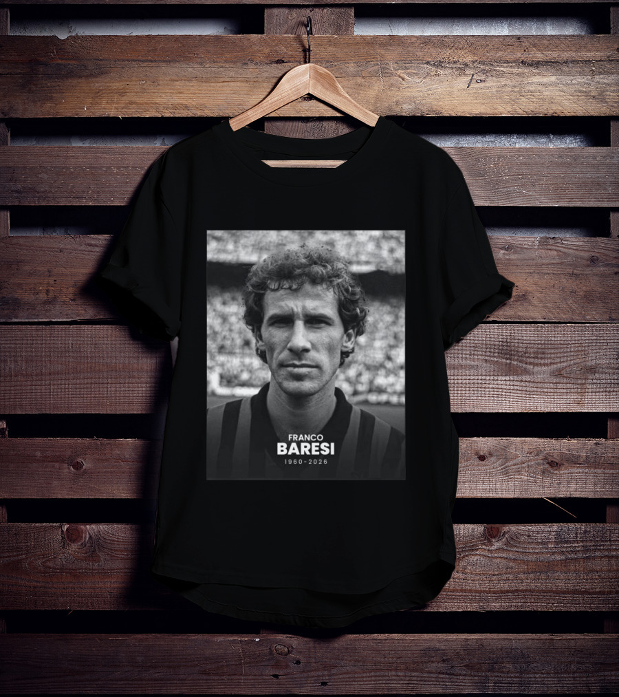 Franco Baresi 1960 2026 Football Legend T-Shirt
