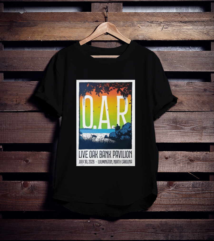 O.A.R. Live Oak Bank Pavilion July 30 2026 Wilmington North Carolina T-Shirt