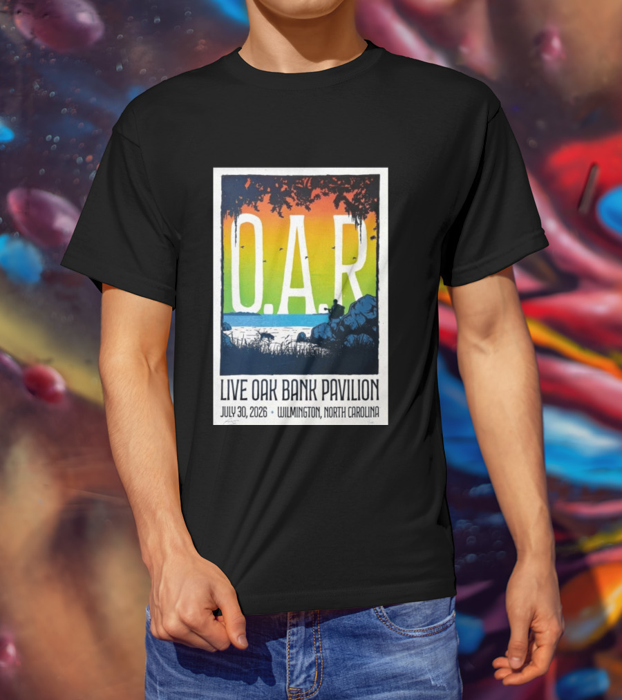 O.A.R. Live Oak Bank Pavilion July 30 2026 Wilmington North Carolina T-Shirt