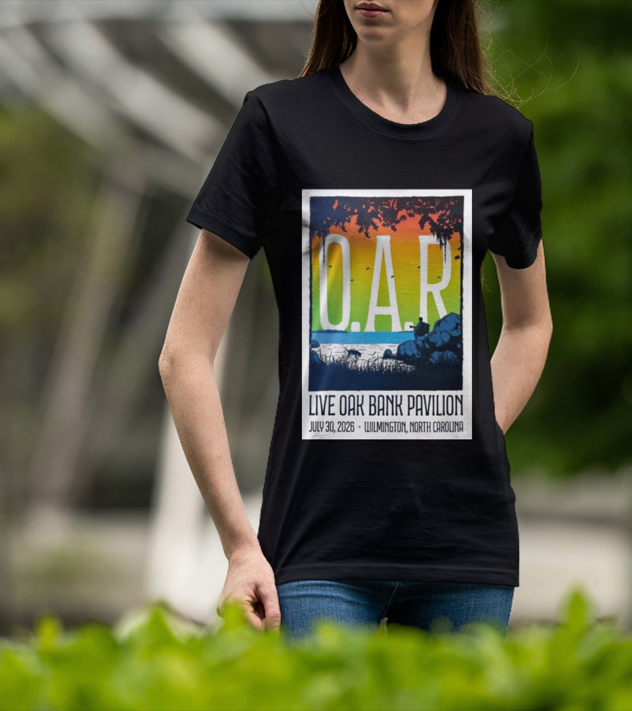 O.A.R. Live Oak Bank Pavilion July 30 2026 Wilmington North Carolina T-Shirt