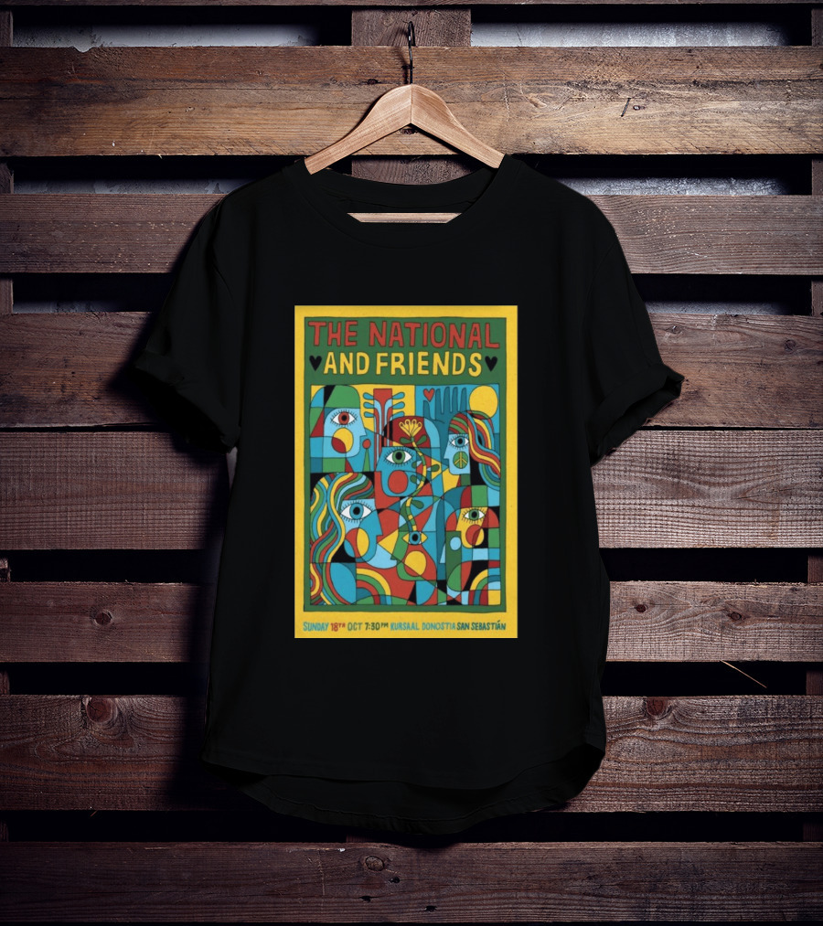 The National And Friends San Sebastián Concert October 18 Kursaal Donostia T-Shirt