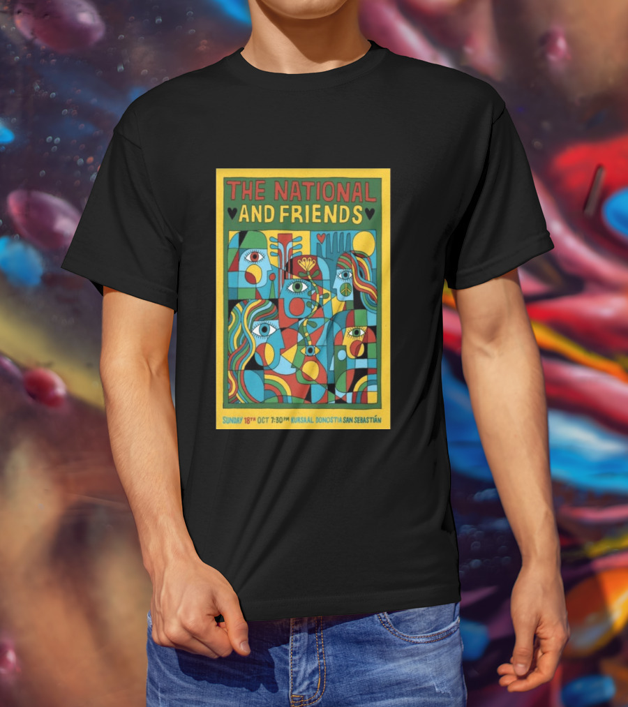 The National And Friends San Sebastián Concert October 18 Kursaal Donostia T-Shirt