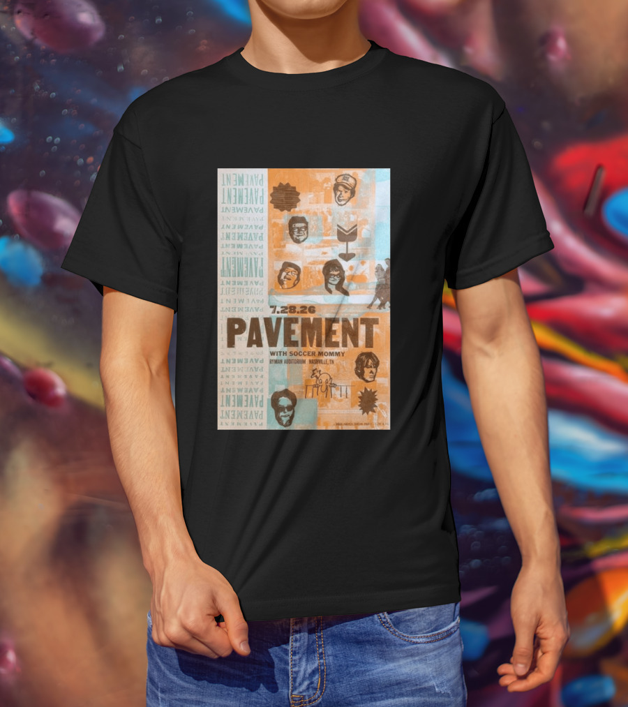 Pavement With Soccer Mommy Ryman Auditorium Nashville July 28 2026 T-Shirt