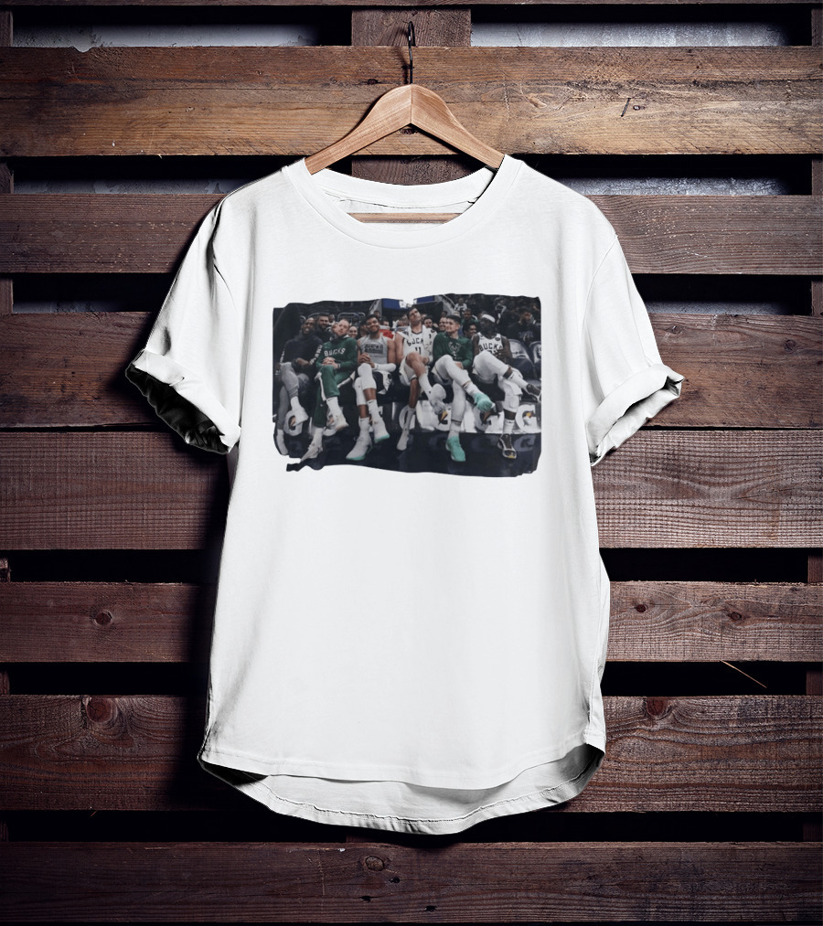 Milwaukee Bucks NBA Basketball Team Bench Players T-Shirt