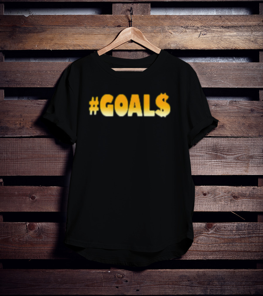 2024 New Year Money Goals Hashtag Wealth Ambitions Motivation T-Shirt
